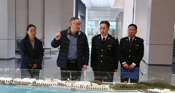 丽水海关关长洪壮一行调研威尼斯9499集团